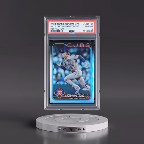 2024 Topps Chrome Update #USC158 Pete Crow-Armstrong - Refractor (PSA 8 NM-MT)