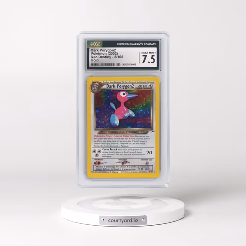 2002 Neo Destiny #8/105 Dark Porygon2 - Holo (CGC 7.5 NM+)