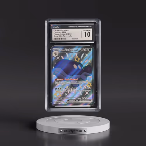 2024 Paldean Fates - PAF EN #219/091 Paldean Clodsire ex - Shiny Ultra Rare Holo (CGC 10 GEM MINT)