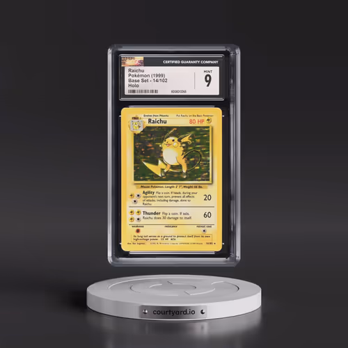 1999 Base Set #14/102 Raichu - Holo (CGC 9 MINT)