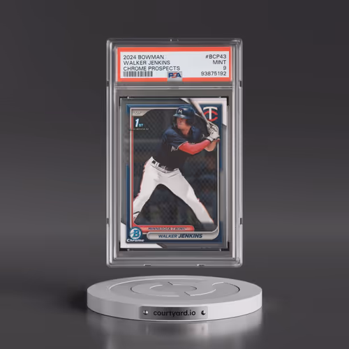 2024 Bowman Chrome Prospects #BCP43 Walker Jenkins (PSA 9 MINT)