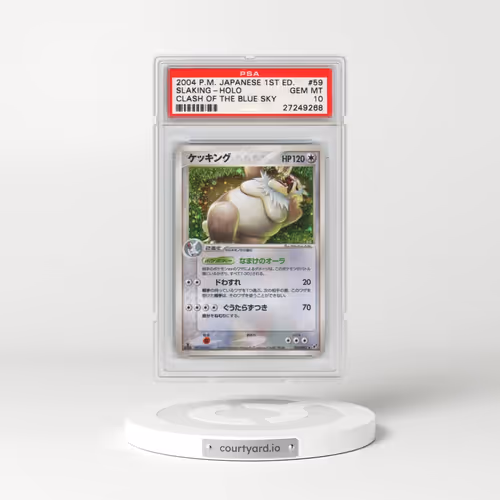 2004 Pokémon Clash of the Blue Sky #059 Slaking - 1st Edition Holo (PSA 10 GEM MINT)