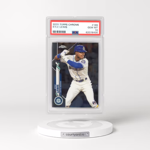 2020 Topps Chrome #186 Kyle Lewis (PSA 10 GEM MINT)