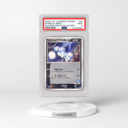 2003 Pokémon Promo #040 Forina's Absol - Players Fan Club Lottery (PSA 9 MINT)