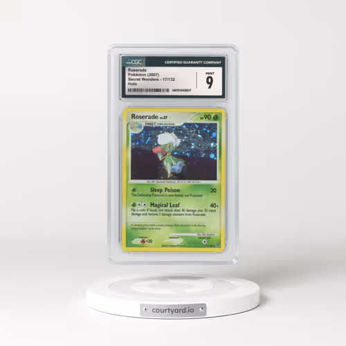 2007 Secret Wonders #17 Roserade - Holo (CGC 9 MINT)