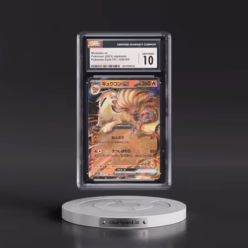 2023 Pokémon Card 151 #038/165 Ninetales ex - Holo (CGC 10 GEM MINT)