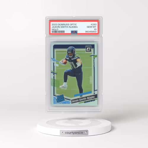 2023 Panini Donruss Optic #293 Jaxon Smith-Njigba - Holo (PSA 10 GEM MINT)