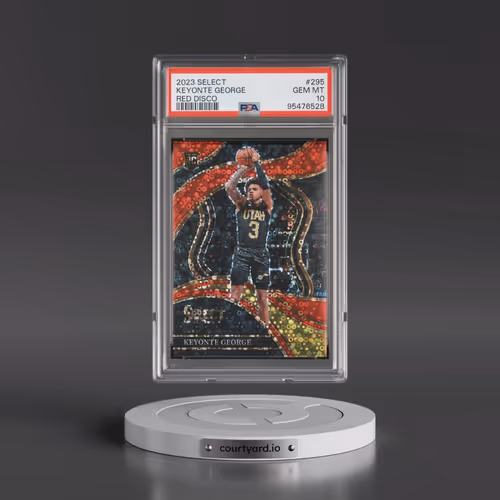2023 Panini Select #295 Keyonte George - Red Disco (PSA 10 GEM MINT)