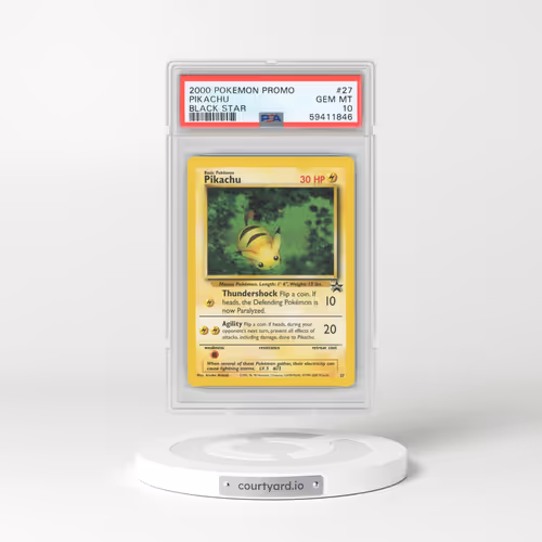 1999 Black Star Promos #27 Pikachu - The Power of One (PSA 10 GEM MINT)