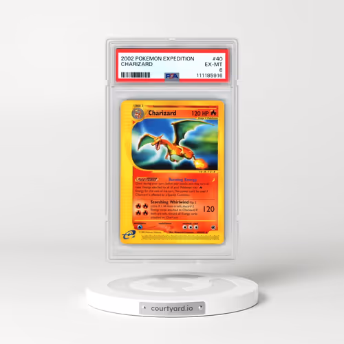 2002 Pokémon Expedition #40 Charizard (PSA 6 EX-MT)