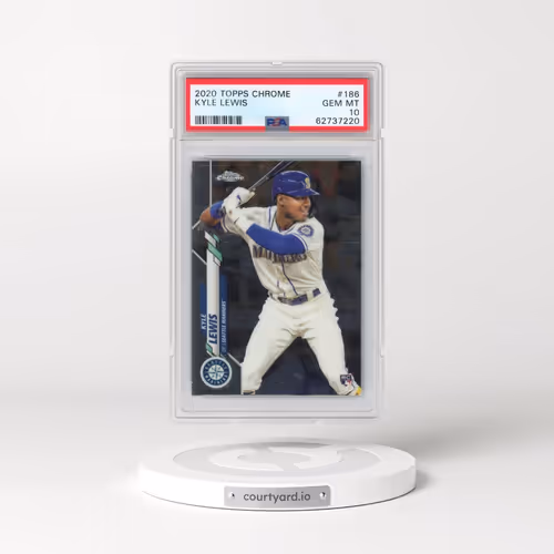 2020 Topps Chrome #186 Kyle Lewis (PSA 10 GEM MINT)