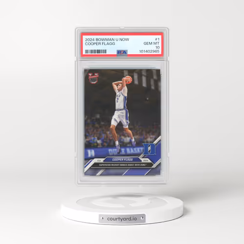 2024 Bowman U Now #1 Cooper Flagg (PSA 10 GEM MINT)