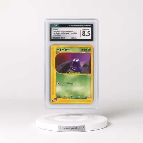 2002 The Town on No Map #003/092 Grimer - 1st Edition (CGC 8.5 NM-MT+)