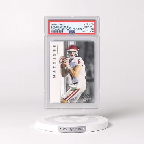 2018 Leaf Special Release Premier Rookie #PR-03 Baker Mayfield (PSA 10 GEM MINT)