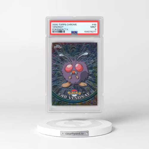 2000 Topps Chrome Pokémon T.V. #48 Venonat (PSA 9 MINT)
