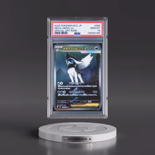 2025 Pokémon M1l-Mega Brave #089 Mega Absol EX - Holo Special Art Rare (PSA 10 GEM MINT)