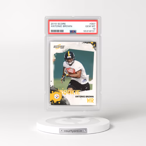 2010 Score #307 Antonio Brown (PSA 10 GEM MINT)