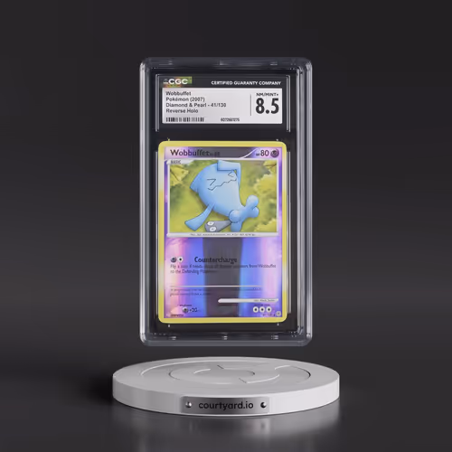 2007 Diamond & Pearl #41/130 Wobbuffet - Reverse Holo (CGC 8.5 NM-MT+)