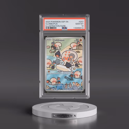 2024 Pokémon Ssp EN-Surging Sparks #207 Clobbopus - Illustration Rare (PSA 10 GEM MINT)