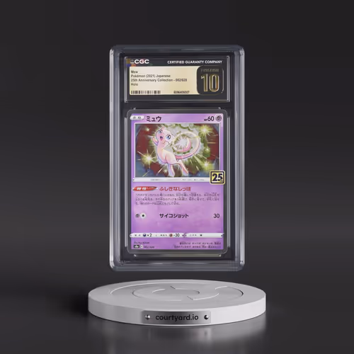 2021 25th Anniversary Collection #002/028 Mew - Holo (CGC 10 PRISTINE)