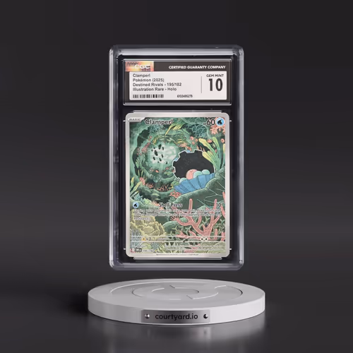2025 Destined Rivals - DRI EN #195/182 Clamperl - Illustration Rare Holo (CGC 10 GEM MINT)