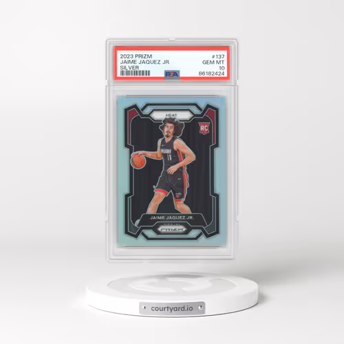2023 Panini Prizm #137 Jaime Jaquez Jr. - Silver (PSA 10 GEM MINT)