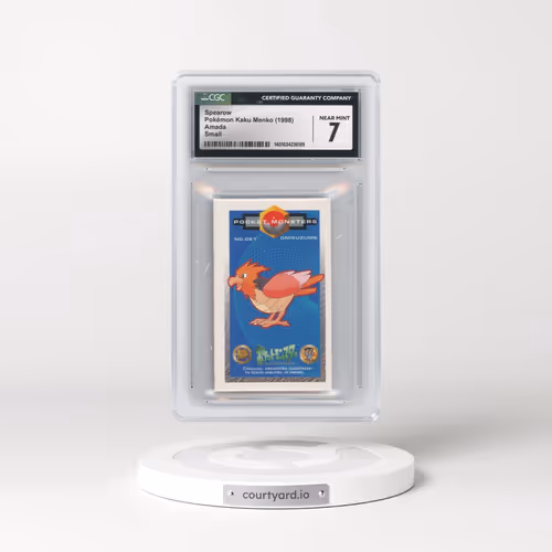 1998 Pokémon Kaku Menko (1998 Amada) - Japanese Spearow - Small (45MM x 74MM) (CGC 7 NM)