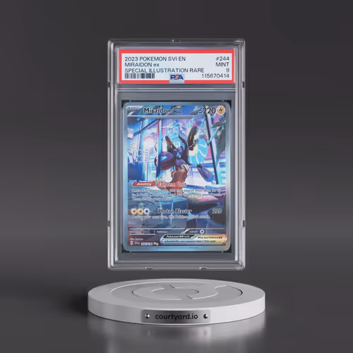 2023 Pokémon Svi EN-Scarlet & Violet #244 Miraidon EX - Holo Special Illustration Rare (PSA 9 MINT)