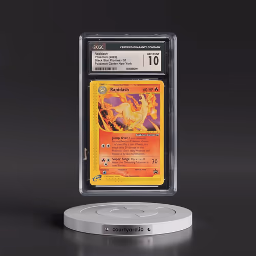 1999 Black Star Promos #51 Rapidash - Pokémon Center New York (CGC 10 GEM MINT)
