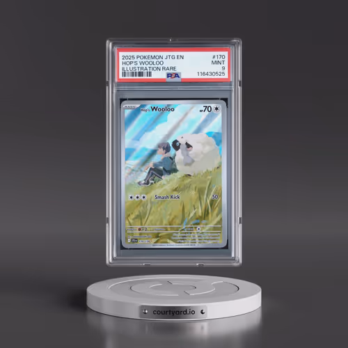 2025 Pokémon Jtg EN-Journey Together #170 Hop's Wooloo - Illustration Rare (PSA 9 MINT)