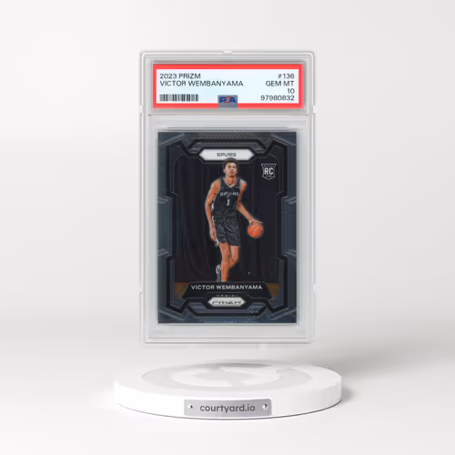 2023 Panini Prizm #136 Victor Wembanyama (PSA 10 GEM MINT)