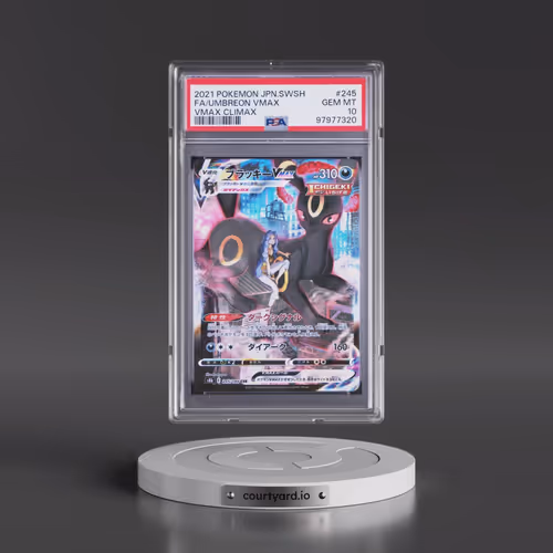 2021 Pokémon Sword & Shield Vmax Climax #245 Umbreon Vmax - Full Art (PSA 10 GEM MINT)