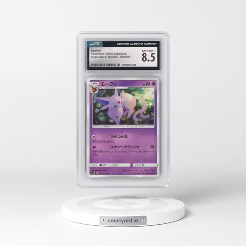 2018 Super-Burst Impact #040/095 Espeon (CGC 8.5 NM-MT+)
