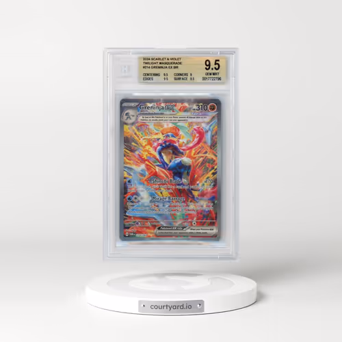 2024 Twilight Masquerade - TWM EN #214 Greninja ex - Special Illustration Rare (BGS 9.5 GEM MINT)