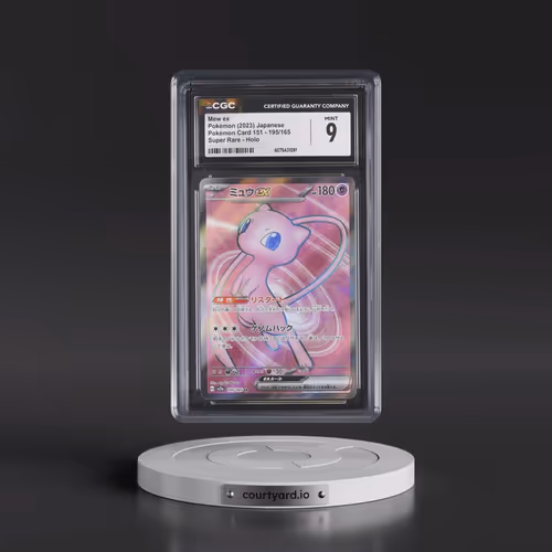 2023 Pokémon Card 151 #195/165 Mew ex - Super Rare Holo (CGC 9 MINT)