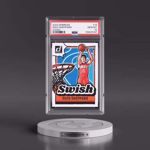 2024 Panini Donruss Swish #14 Reed Sheppard (PSA 10 GEM MINT)