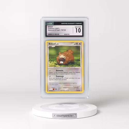 2007 Diamond & Pearl #70/130 Bidoof (CGC 10 GEM MINT)