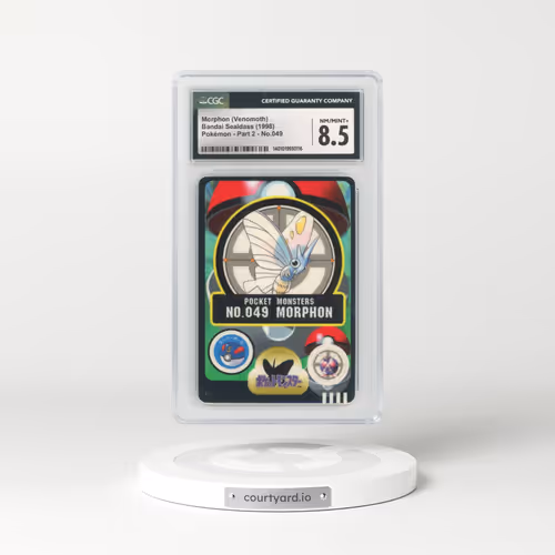 1998 Japanese Bandai Sealdass #49 Morphon (Venomoth) (CGC 8.5 NM-MT+)