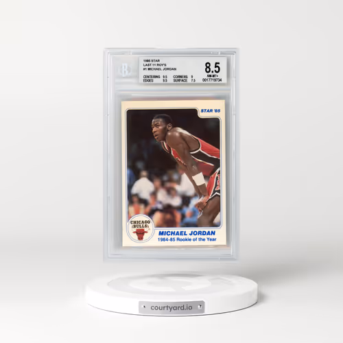 1985 Star Last 11 ROY's #1 Michael Jordan (BGS 8.5 NM-MT+)