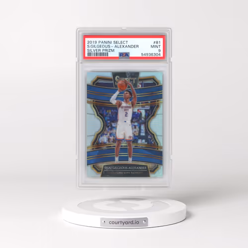 2019 Panini Select #81 Shai Gilgeous-Alexander - Silver Prizm (PSA 9 MINT)