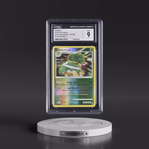 2007 Diamond & Pearl #17/130 Torterra - Reverse Holo (CGC 9 MINT)