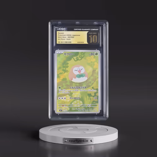 2026 Nihil Zero - M3 #082/080 Rowlet - Art Rare Holo (CGC 10 PRISTINE)