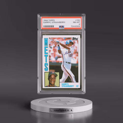 1984 Topps #182 Darryl Strawberry (PSA 8 NM-MT)