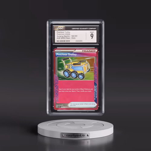 2024 Surging Sparks - SSP EN #185/191 Precious Trolley - ACE SPEC Rare Holo (CGC 9 MINT)