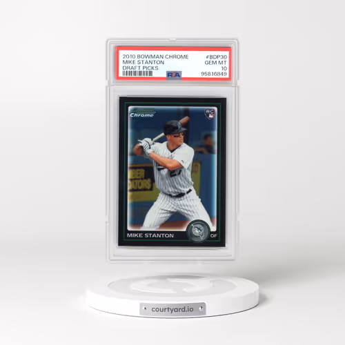 2010 Bowman Chrome Draft Picks #BDP30 Mike Stanton (PSA 10 GEM MINT)