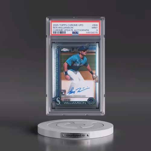 2025 Topps Chrome Update Chrome Update Autographs #BW Ben Williamson (PSA 9 MINT)
