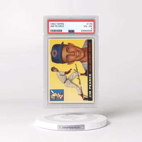 1955 Topps #170 Jim Pearce (PSA 4 VG-EX)