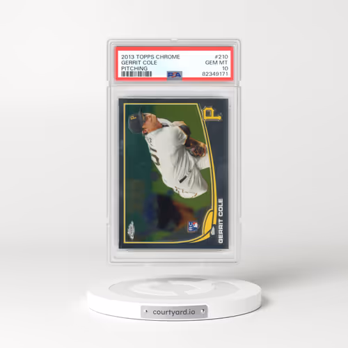 2013 Topps Chrome #210 Gerrit Cole - Pitching (PSA 10 GEM MINT)