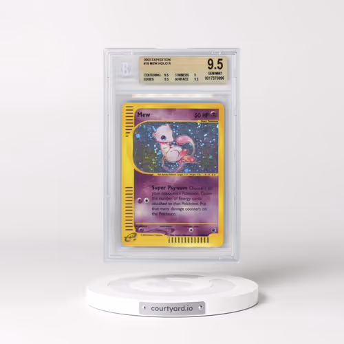 2002 Expedition #19 Mew - Holo (Gold E-Reader Logo) (BGS 9.5 GEM MINT)
