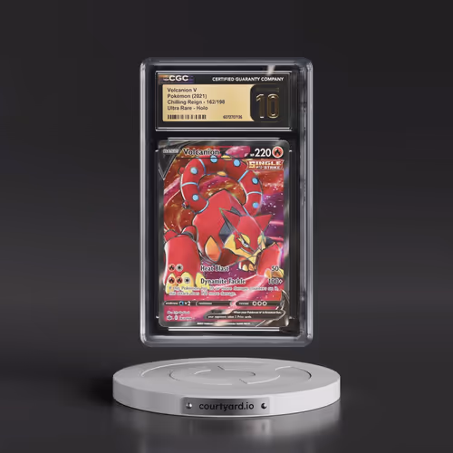 2021 Chilling Reign #162/198 Volcanion V - Ultra Rare Holo (CGC 10 PRISTINE)
